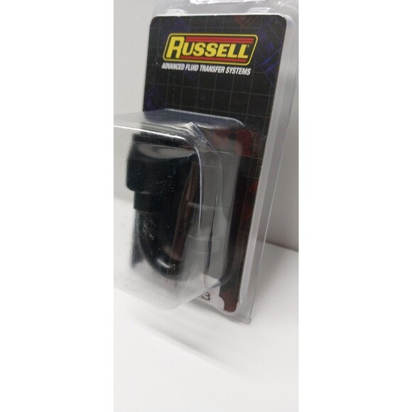 Russell 6AN 180 Degree Female SAE Quick-Disconnect x 3/8" Tube Size Black Finish - Picture 5 of 10